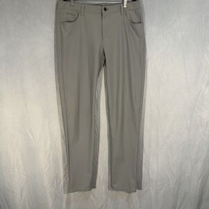 johnnie-O Prep-Formance Stretch Chino Pants Gray 32x30 Golf Preppy Pants